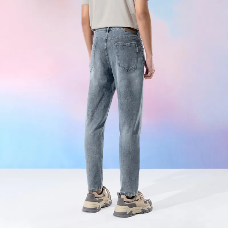 HLA Jeans Men Blue Gray Denim Gradient Light 60-3
