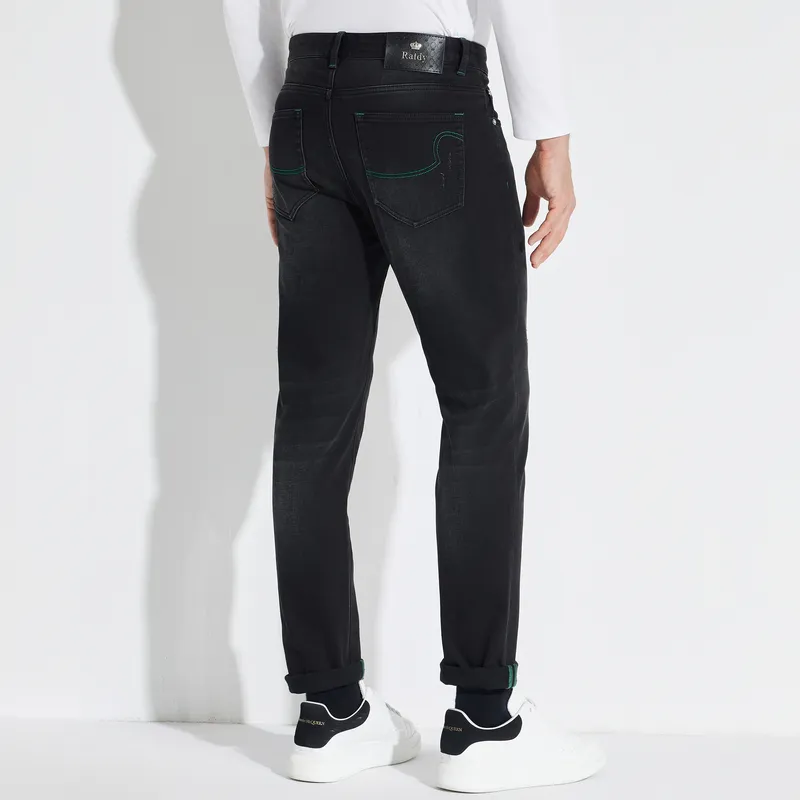Raidy Boer Jeans Men Black-4