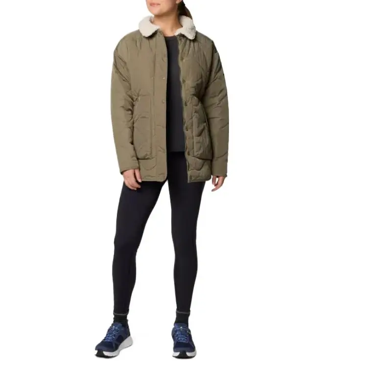 Columbia Birchwood Quilted Omni-Shield™ Jacket Women's Stone Green-3