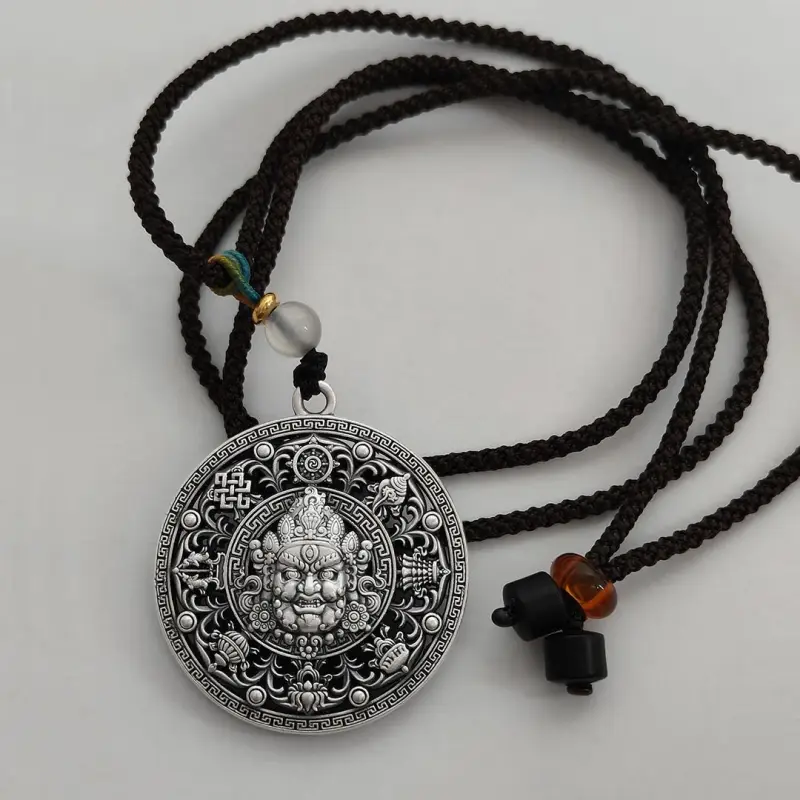 LIUXIN 999 Fine Silver Pendants Unisex-3