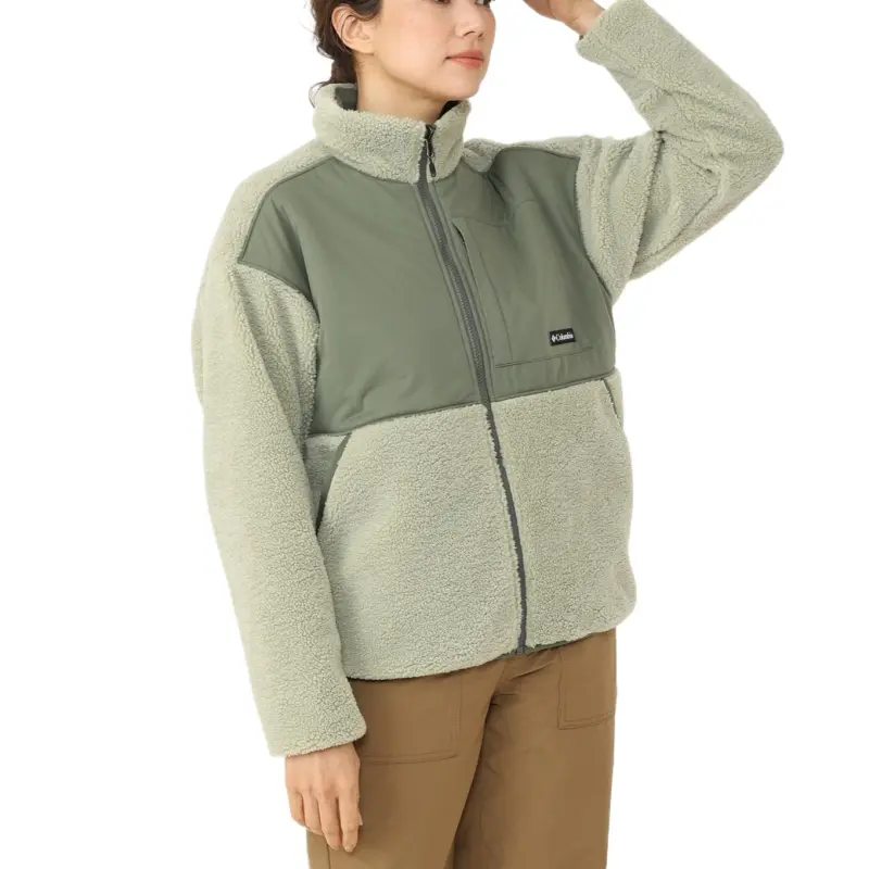 Columbia W Bay Bay Pass™ Reversible Fleece Jacket Jacket Women's Green-4