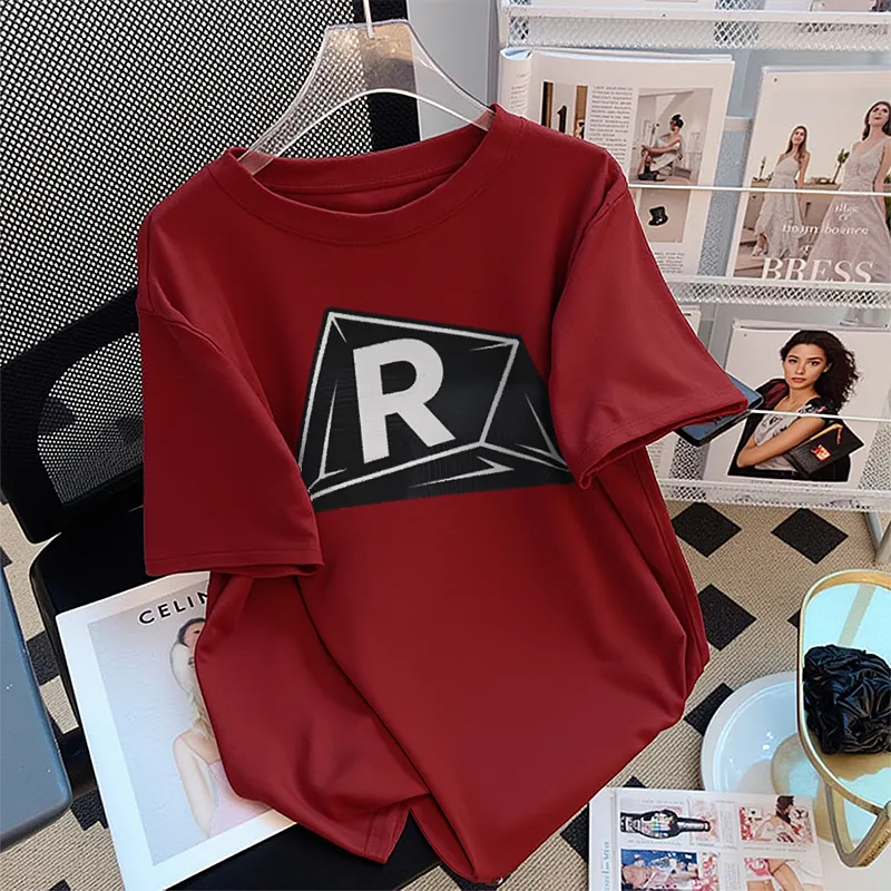 FAIRWHALE Drop Shoulder Sleeve T Shirt Women's-8