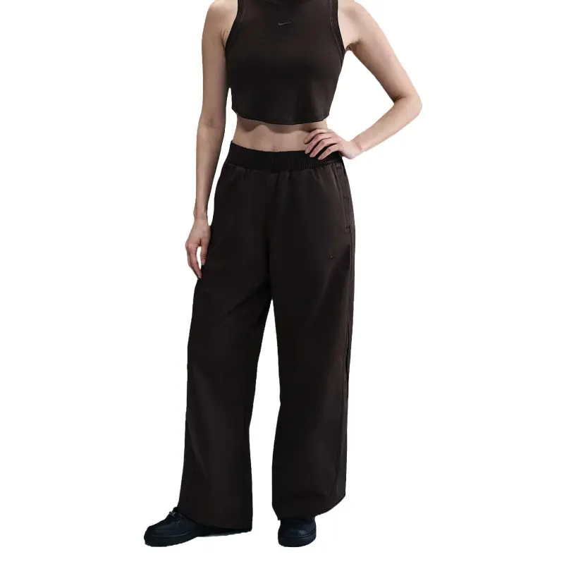 Nike Swoosh Knitted Sweatpants Women's Velvet Brown-2