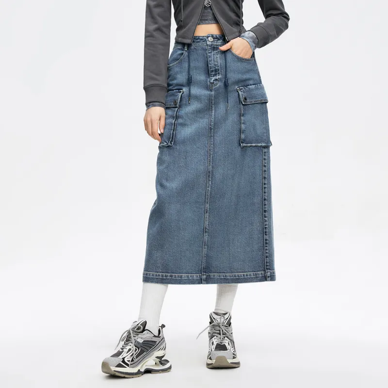 ONLY Denim Long Skirts Women's-10