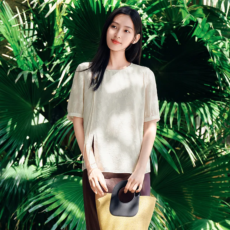 JZ. ANNAKRO Chiffon Shirt Women's-2