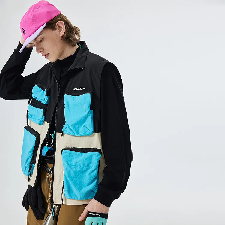 VOLCOM Vest Unisex Interstellar Blue-3