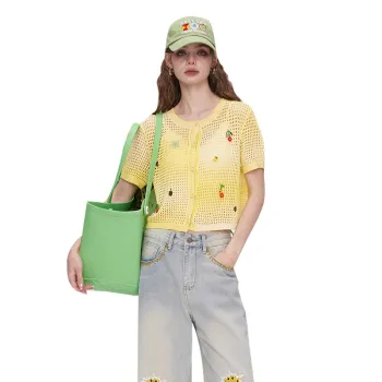 ELF SACK Knitwear Women's The Flowers Are Yellow
