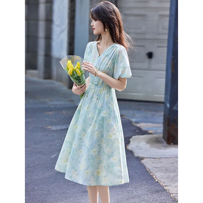 A Paradise For Awakening Short Sleeved Dress Women's-6