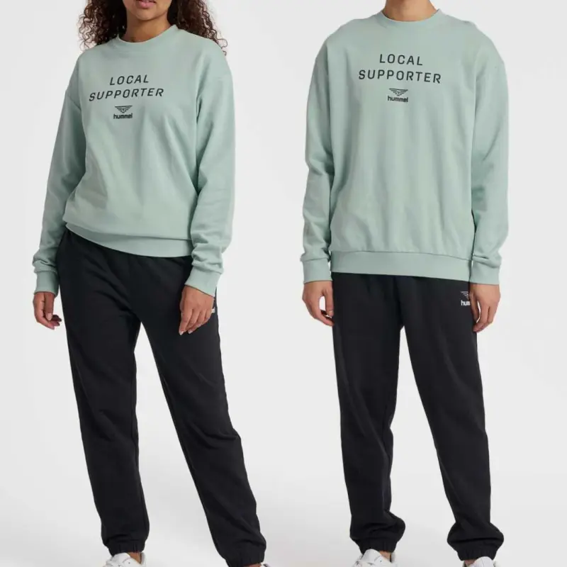 Hummel HIVE OWEN Sweatshirt Unisex Light Green-4
