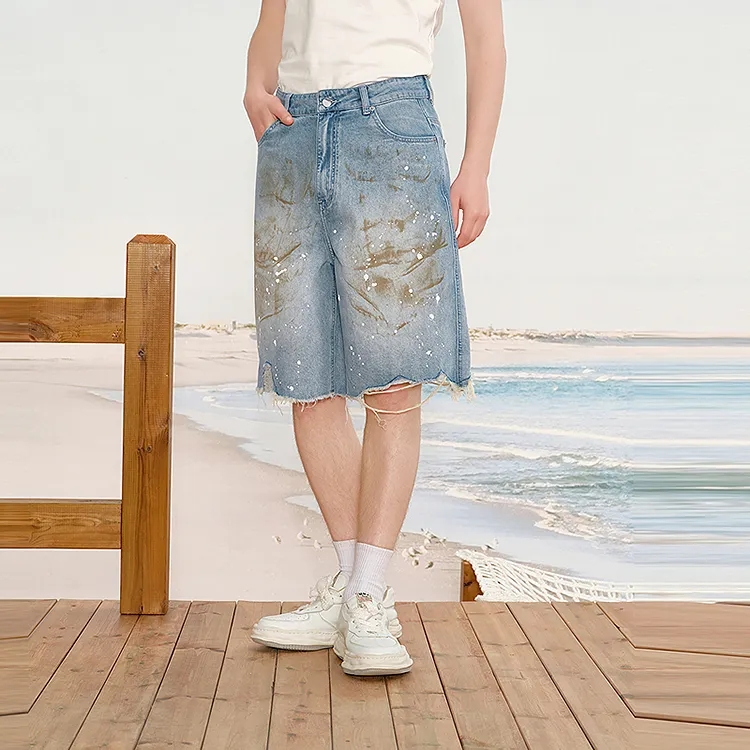 INXX Casual Shorts Unisex Denim Blue-3