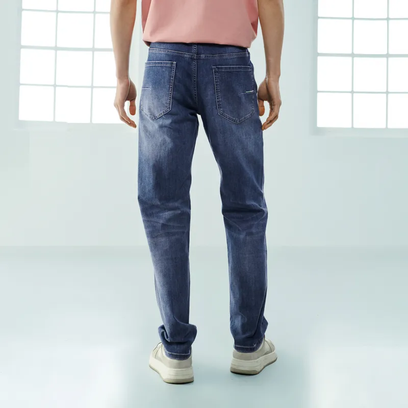 HLA Jeans Men Antibacterial - Denim Blue Transitional Color Medium 26-3
