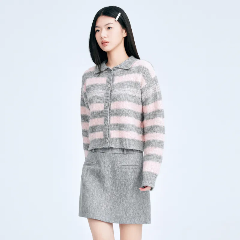 LEDIN Knitwear Women's Silver Candle Gray-5