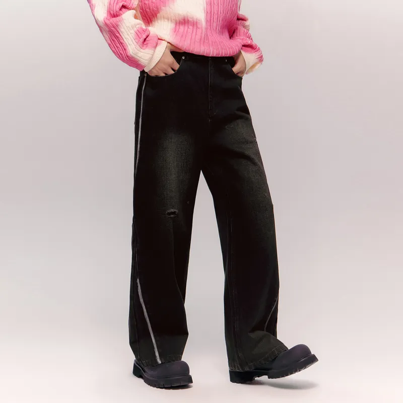 NO ONE ELSE Jeans Unisex Black-3