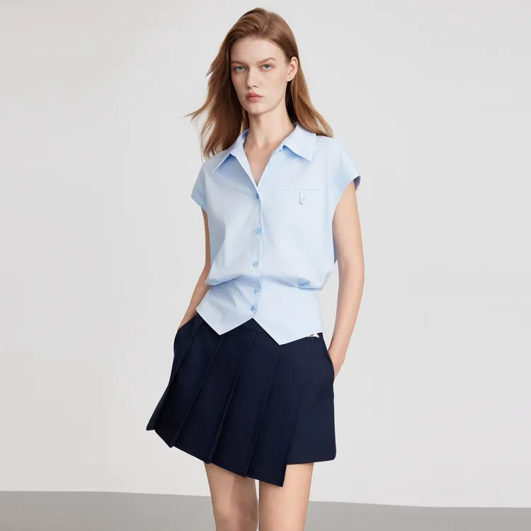 ELLE Shirts Women's Blue-4
