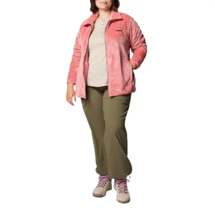 Columbia Fire Side 2 Sherpa Velvet-feel Coat Women's Pink-4