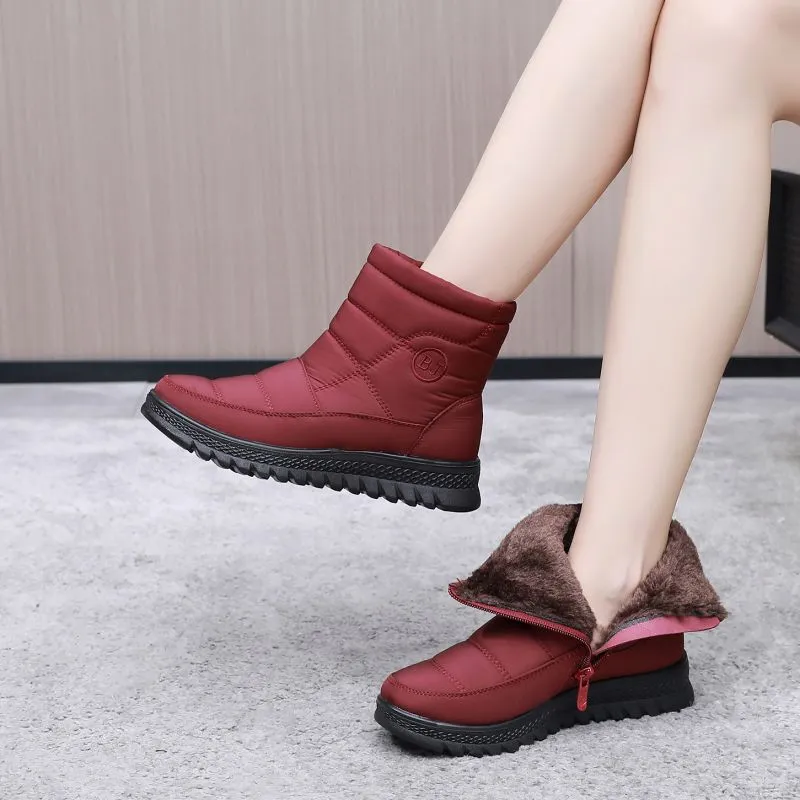 EGCHI Warm Short Snow Boots Women's-1