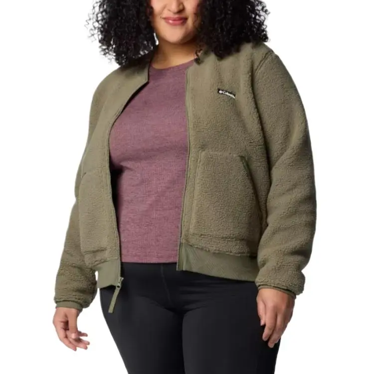 Columbia Winter Warmth™ Bomber Jacket Women's Stone Green-3