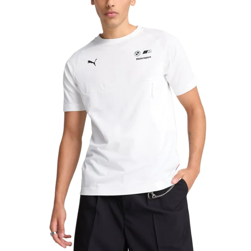 PUMA BMW M MotorsportPUMATECH T Shirt Men's White-2