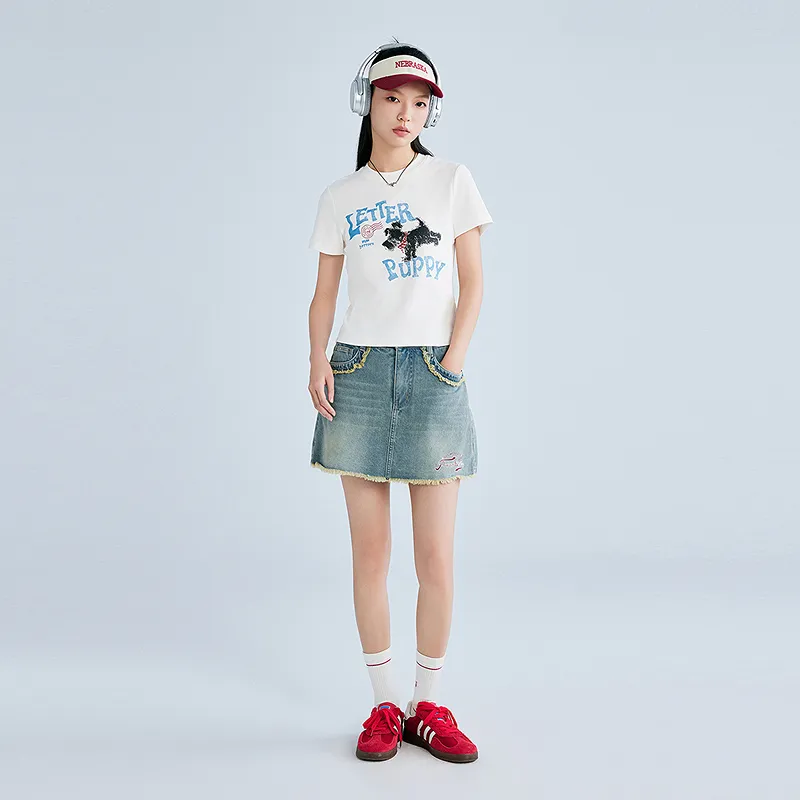 LEDIN T Shirts Women's White-3