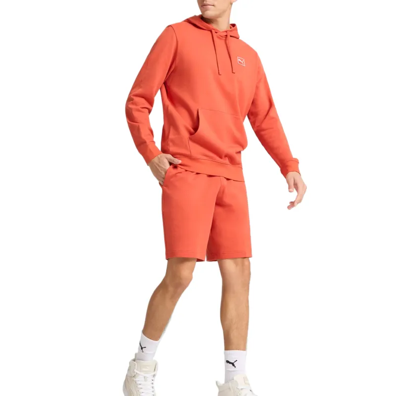 PUMA EssentialsElevated Hoodie Sweatshirt Men's Orange-2