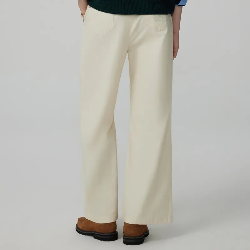 Teenie Weenie Casual Pants Women's Ivory White-7