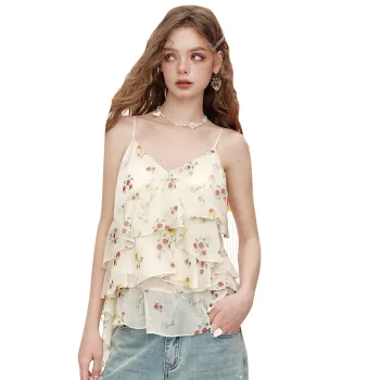 ELF SACK Camisole Women's Strawberry Custard