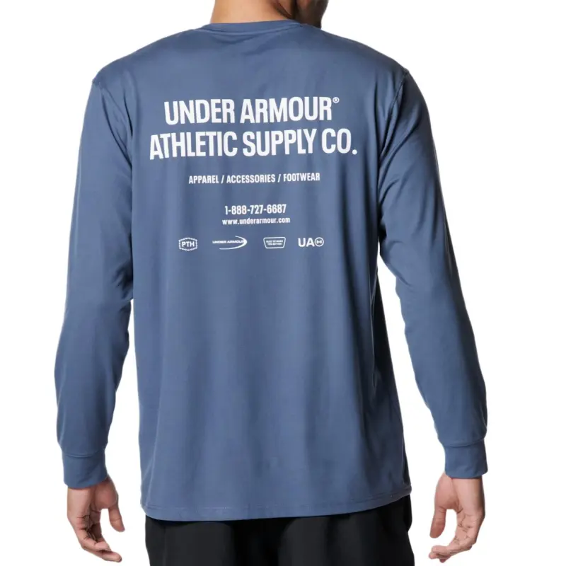 Under Armour Motivate Back T Shirt Men's Downpour/044-1