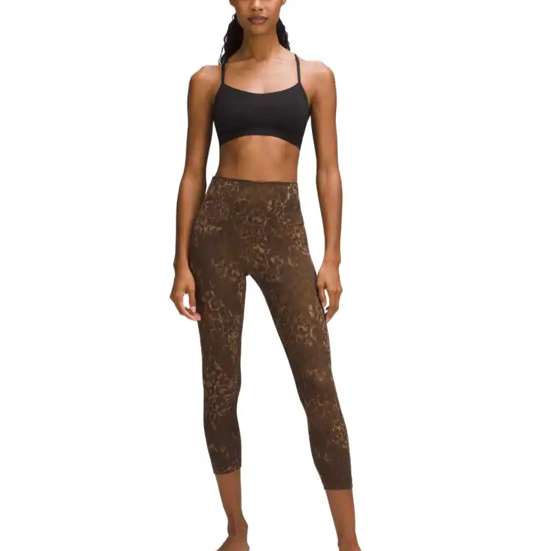 Lululemon High Rise Yoga Pants Women's Brown-2