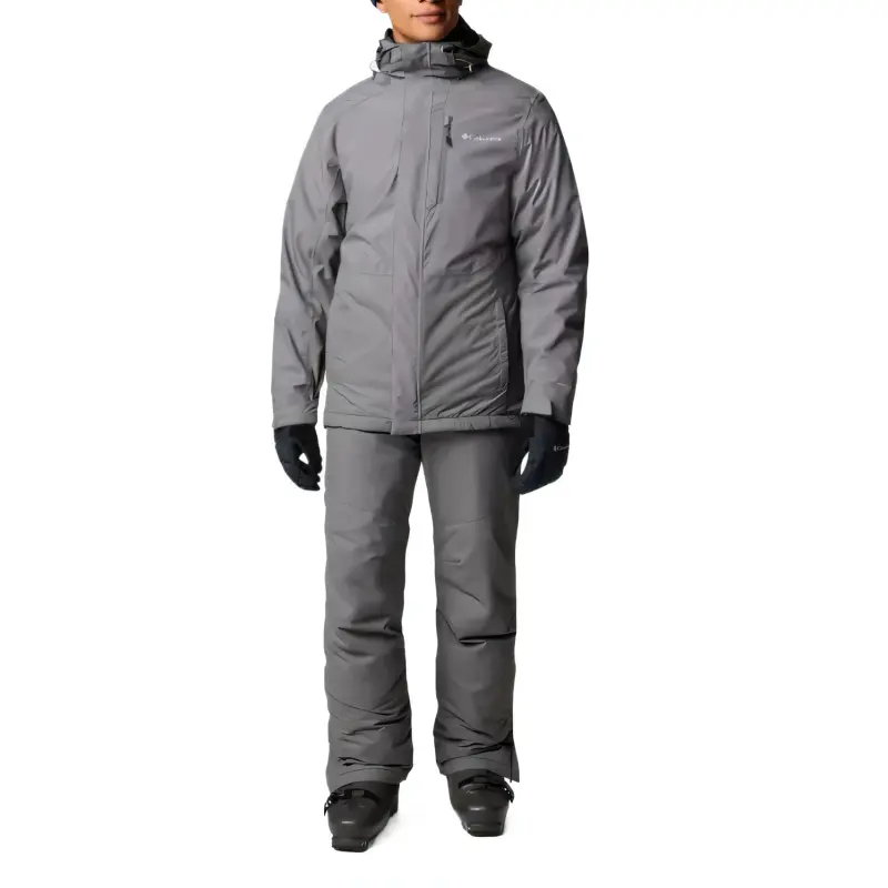 Columbia Omni-Heat Snow Glide™ Thermarator™ Omni-Tech™ Jackets Coats Men's City Gray-4