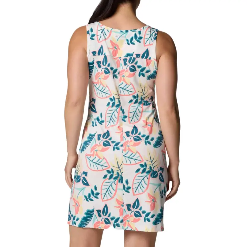 Columbia Chill River Sleeveless Dress Women's Morning Glow Pink Multicolor-1