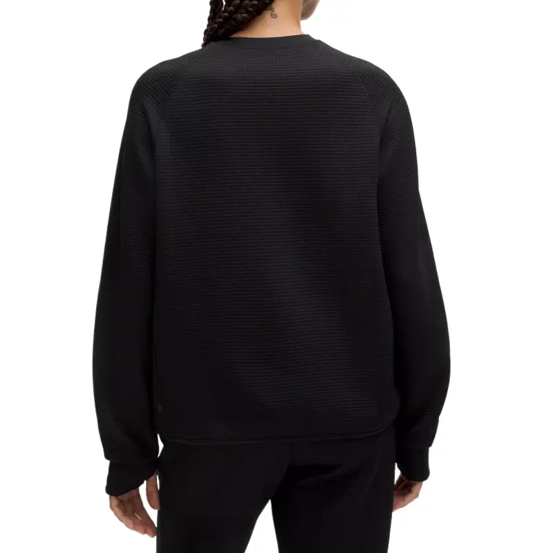 Lululemon CrewneckLong Sleeve Waffle Knit Sweatshirt Women's-1