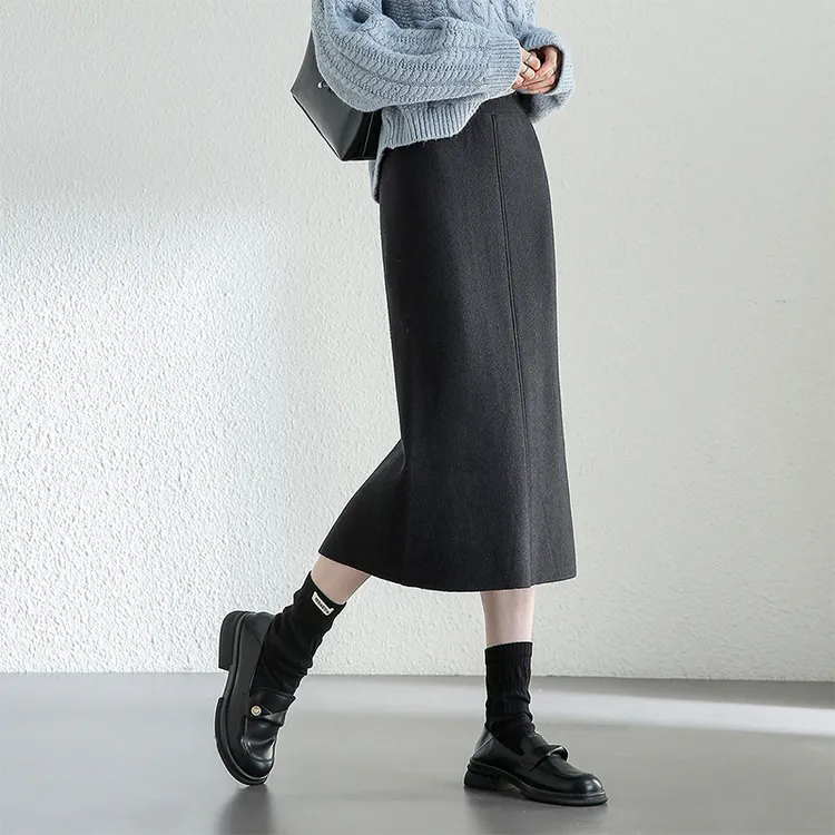 SENTUBILA Casual Long Skirts Women's-12