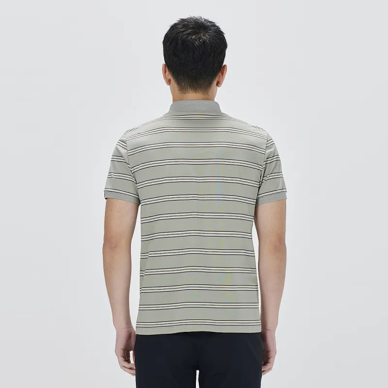 LESS IS MORE Polo Shirt Men's Medium Green Gray 24XTX1301Y-4
