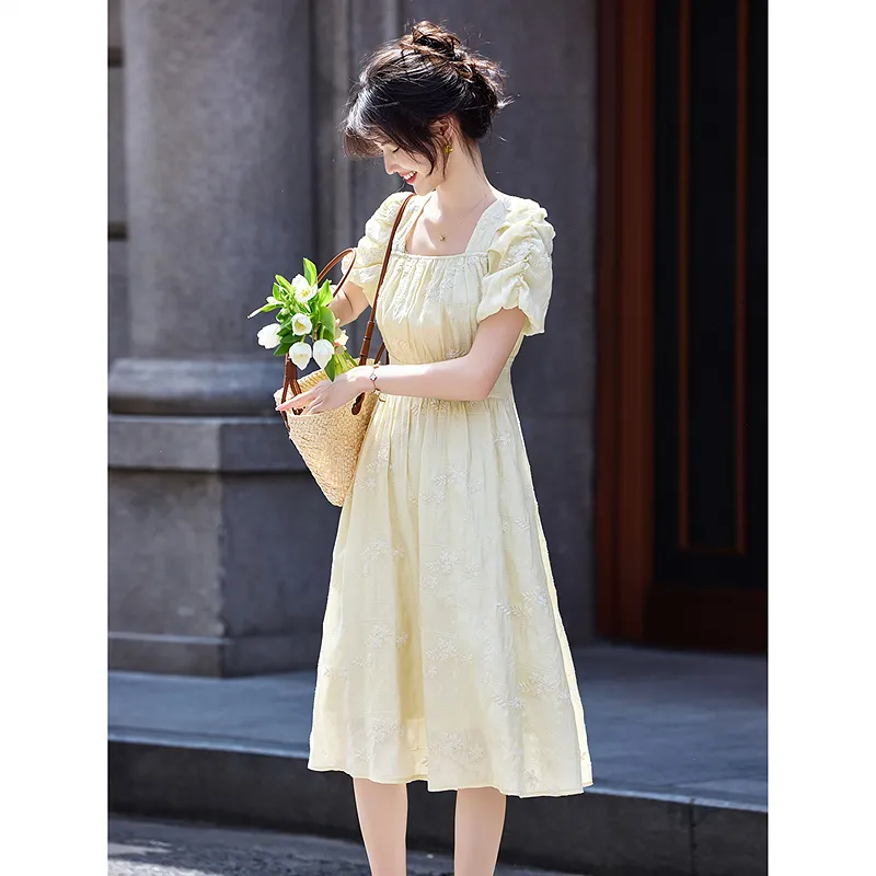 A Paradise For Awakening Short Sleeved Dress Women's-6