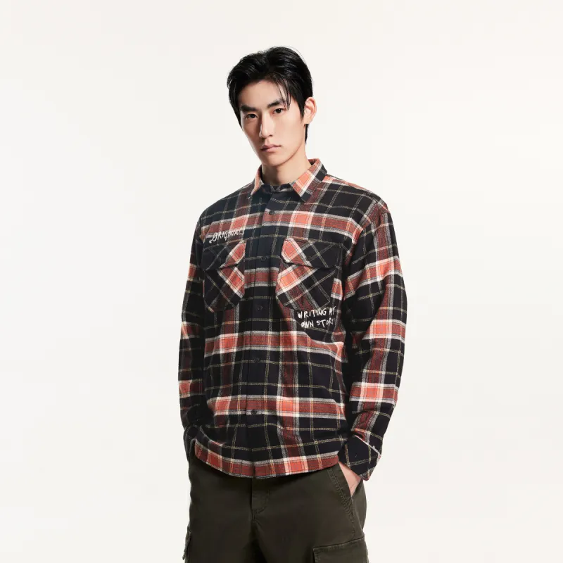 JACK JONES· Long Sleeved Shirt Top Men's Black-5