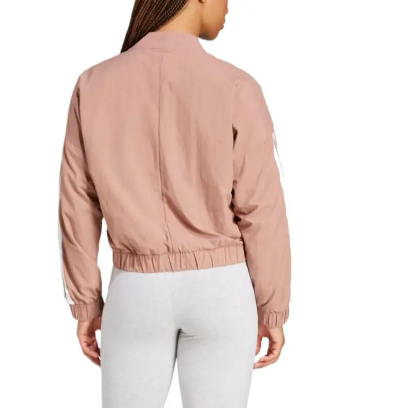 Adidas Free Shipping With AdiClub Essentials 3 Stripes Lifestyle Woven Bomber Jacket-2