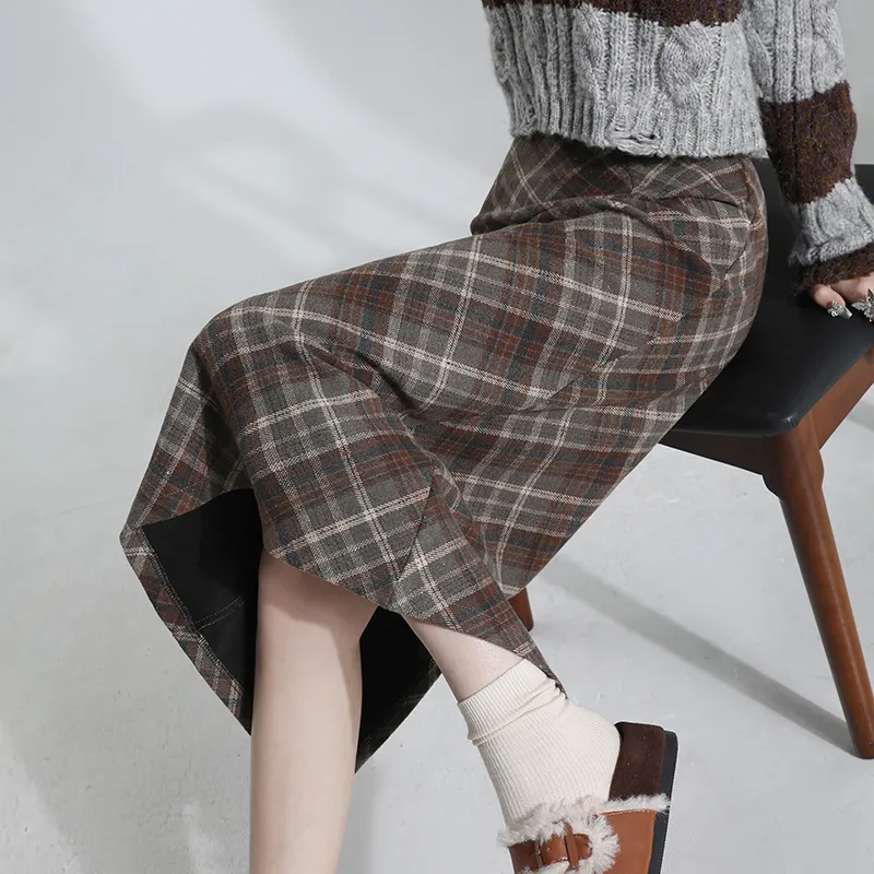 XIANSINIAO Casual Long Skirt Women's-2