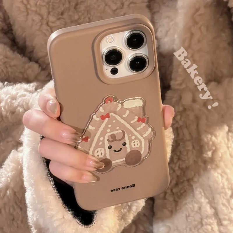 Cuttlefish Grid TPU Material Winter Cottage Suitable Phone Cases Compatible With Apple 16/15/14/13/12/11-3
