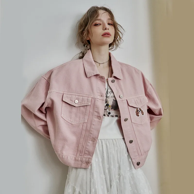 ELF SACK Denim Jackets Women's-11