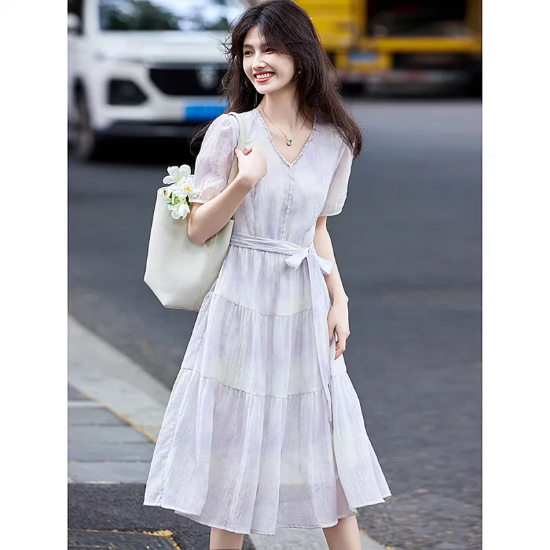 A Paradise For Awakening Short Sleeved Dress Women's-2
