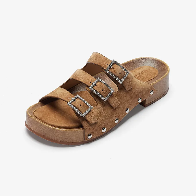 Le Saunda Abrasion Resistant Slide Slippers Women's-6