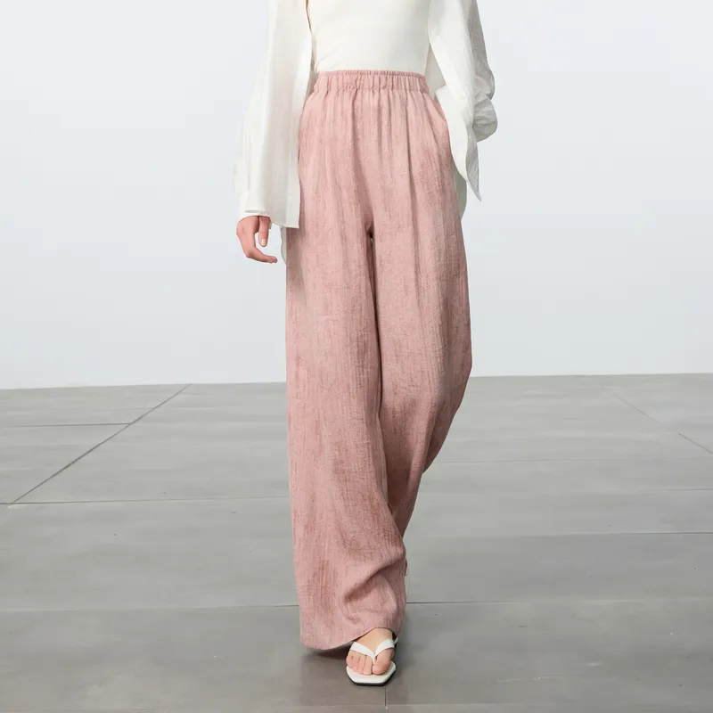 3COLOUR Casual Pants Women's Cherry Blossom Pink-3
