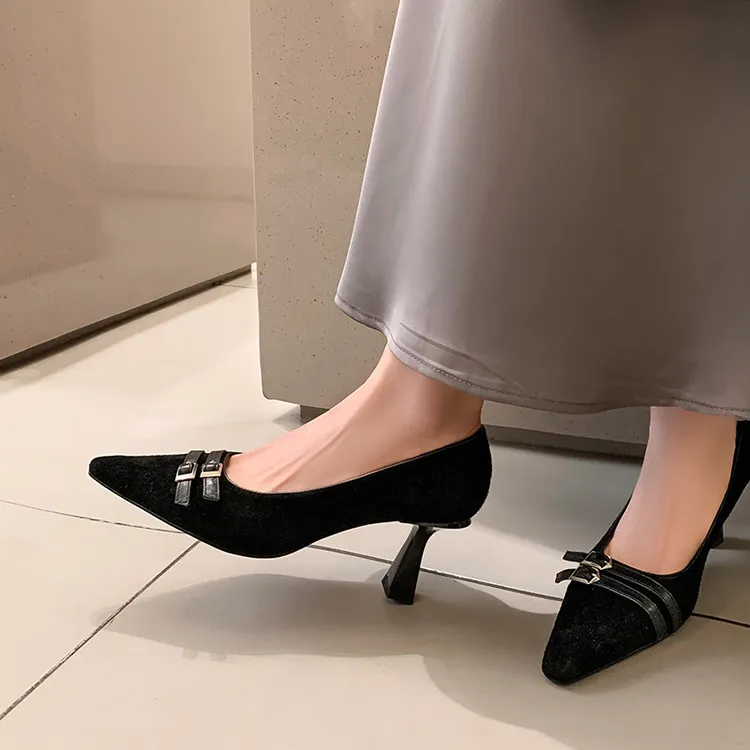 Echo&yolo Slim Heel High Heels Women's-2