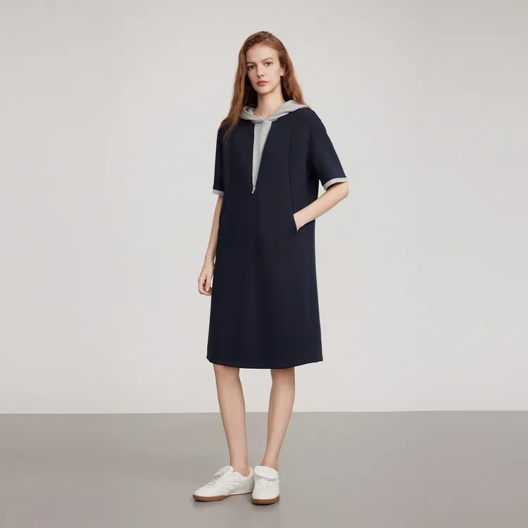 ELLE Short Sleeved Dress Women's-5
