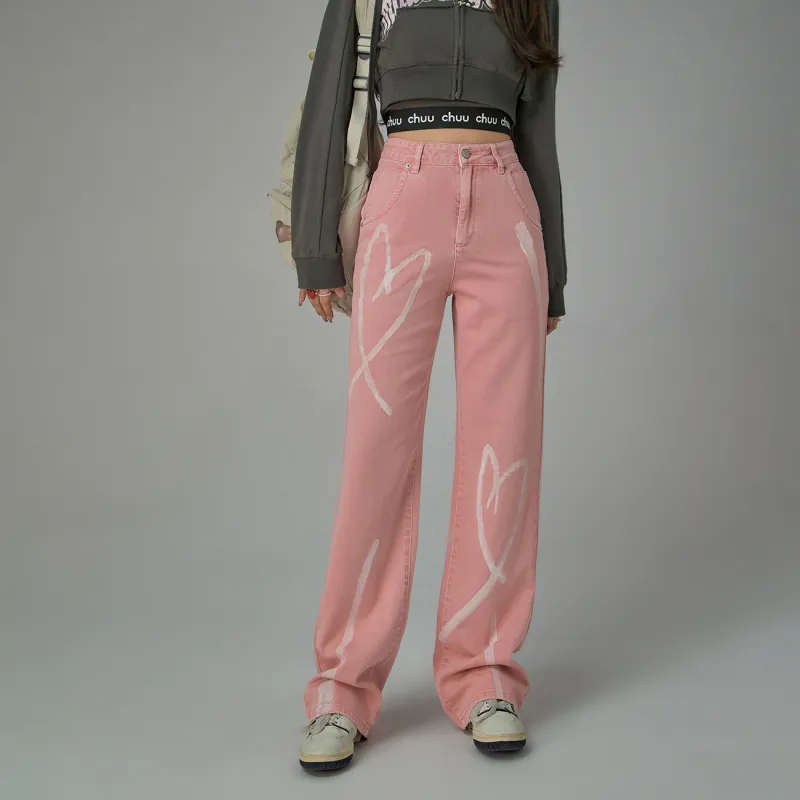 CHUU Jeans Women's Pink-2