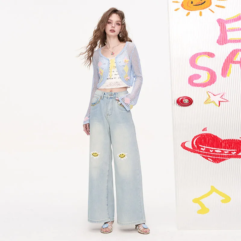 ELF SACK Jeans Women's Vintage Blue-2