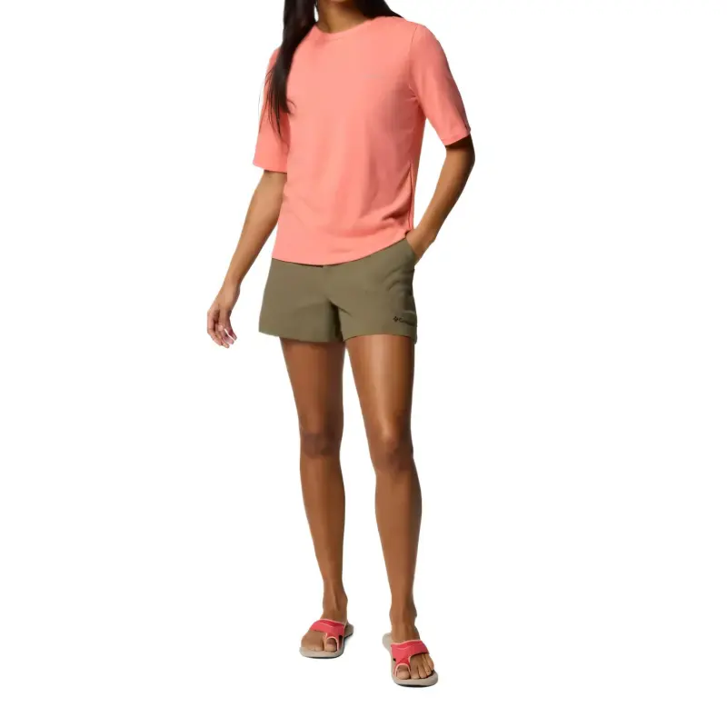 Columbia Sun Trek T-Shirt Women's Pink-3