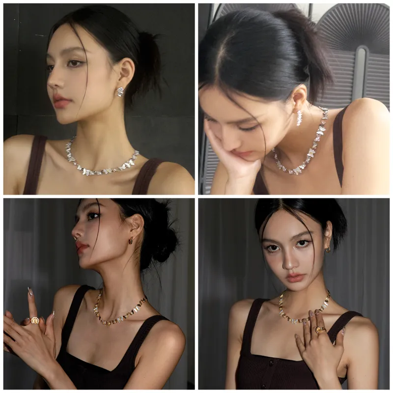 BOONEE ALUS Copper Is Karat Gold plated Necklaces Women's-3