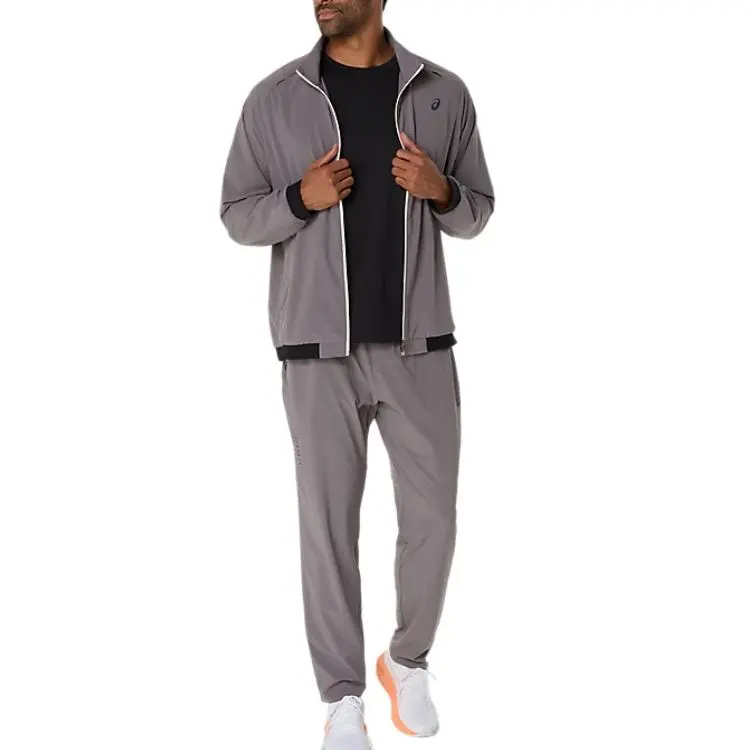 Asics Knitted Sweatpants Men's Gray-3