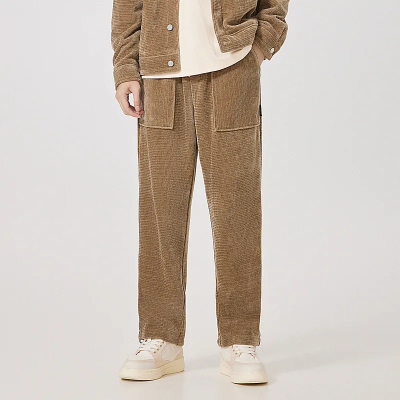 Cabbeen Knitted Sports Pants Men's-2